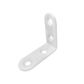 1Pc Reinforced Square Angle 50X50X15X2Mm Steel White Coating